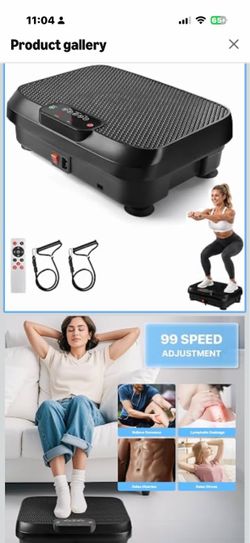 Vibration Plate Exercise Machine for Lymphatic Drainage Weight Loss,Whole Body Workout Vibration Fitness Platform,Mini Shake Plate,Sport Gym Fitness E