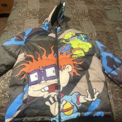 Members Only x Nickelodeon Puffer Jacket Rugrats, Chuckie. $100