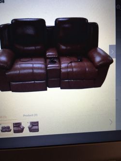Double recliner for him or her