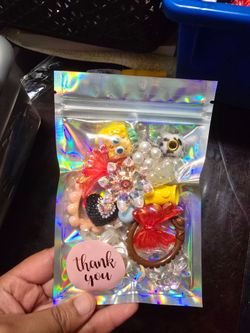 Small bags full of beads