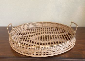 TRAY w/GOLD METAL (16”)
