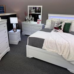 Queen Or Full Size Bedroom Set In Stock For Fast Delivery 
