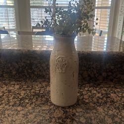 Vase With Fake Plant 