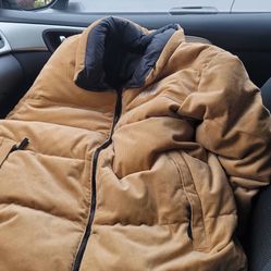 north face reversible puffer jacket MEN XL