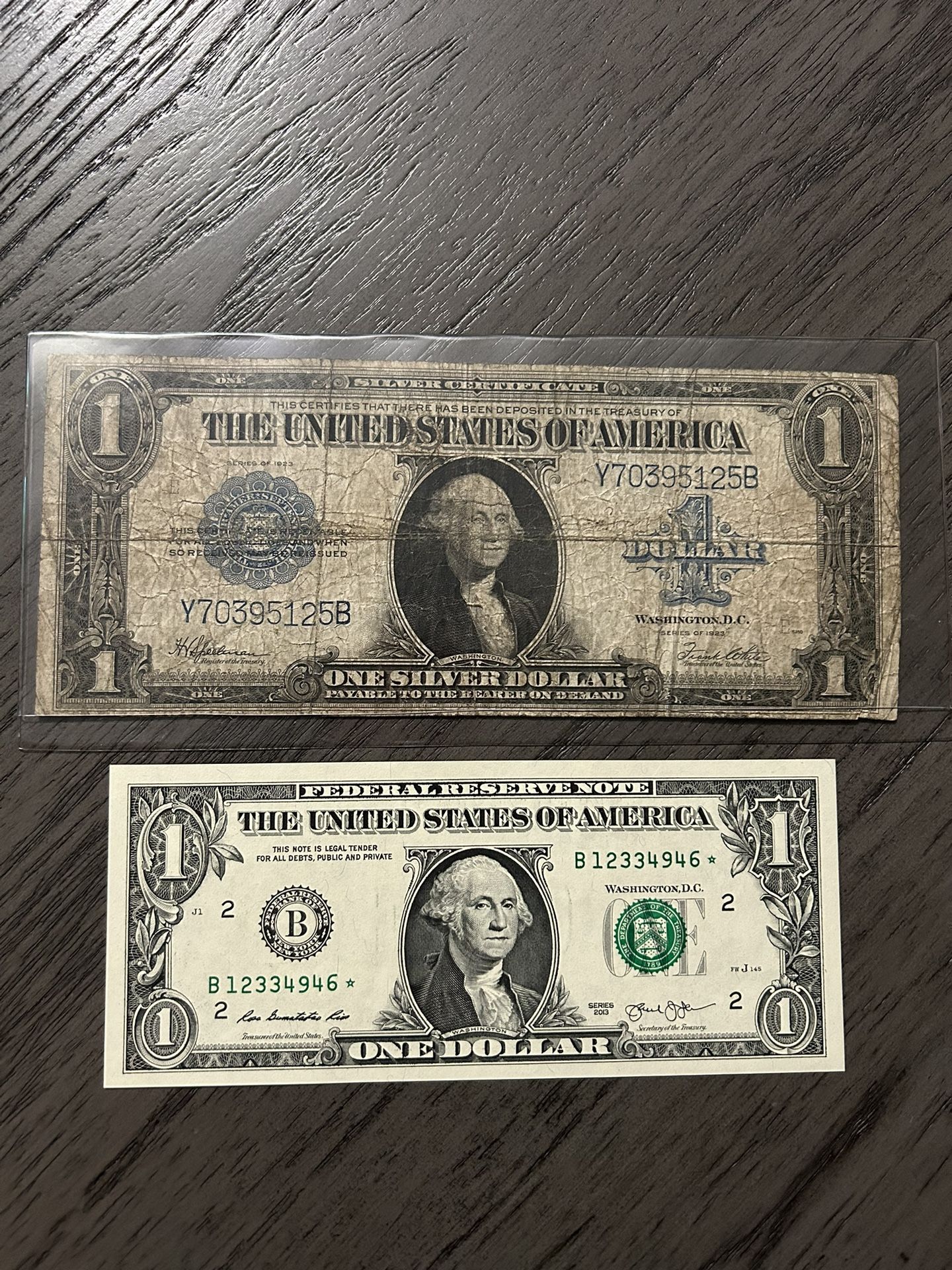 1923 Large One Dollar Bill