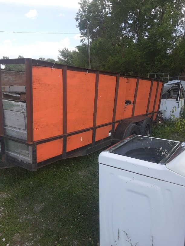15 Yard Trailer Great For If Your Remodeling Cleaning Out The Shed Or Garage Or The Yard Or Just Decluttering