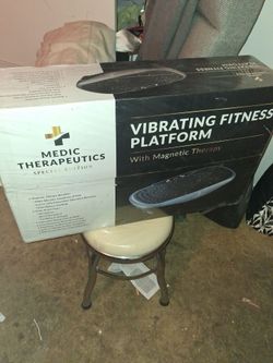 Vibrating fitness  platform