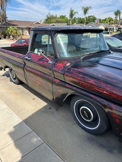 64 Chevy C10 short bed patina
