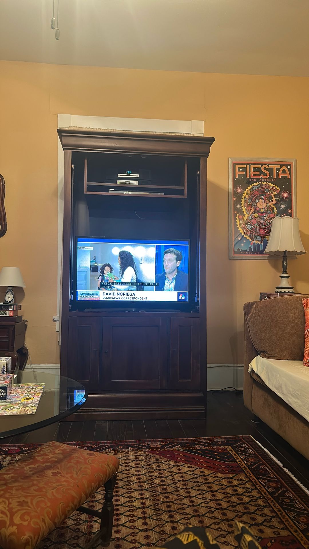 Mahogany Antique Entertainment Piece
