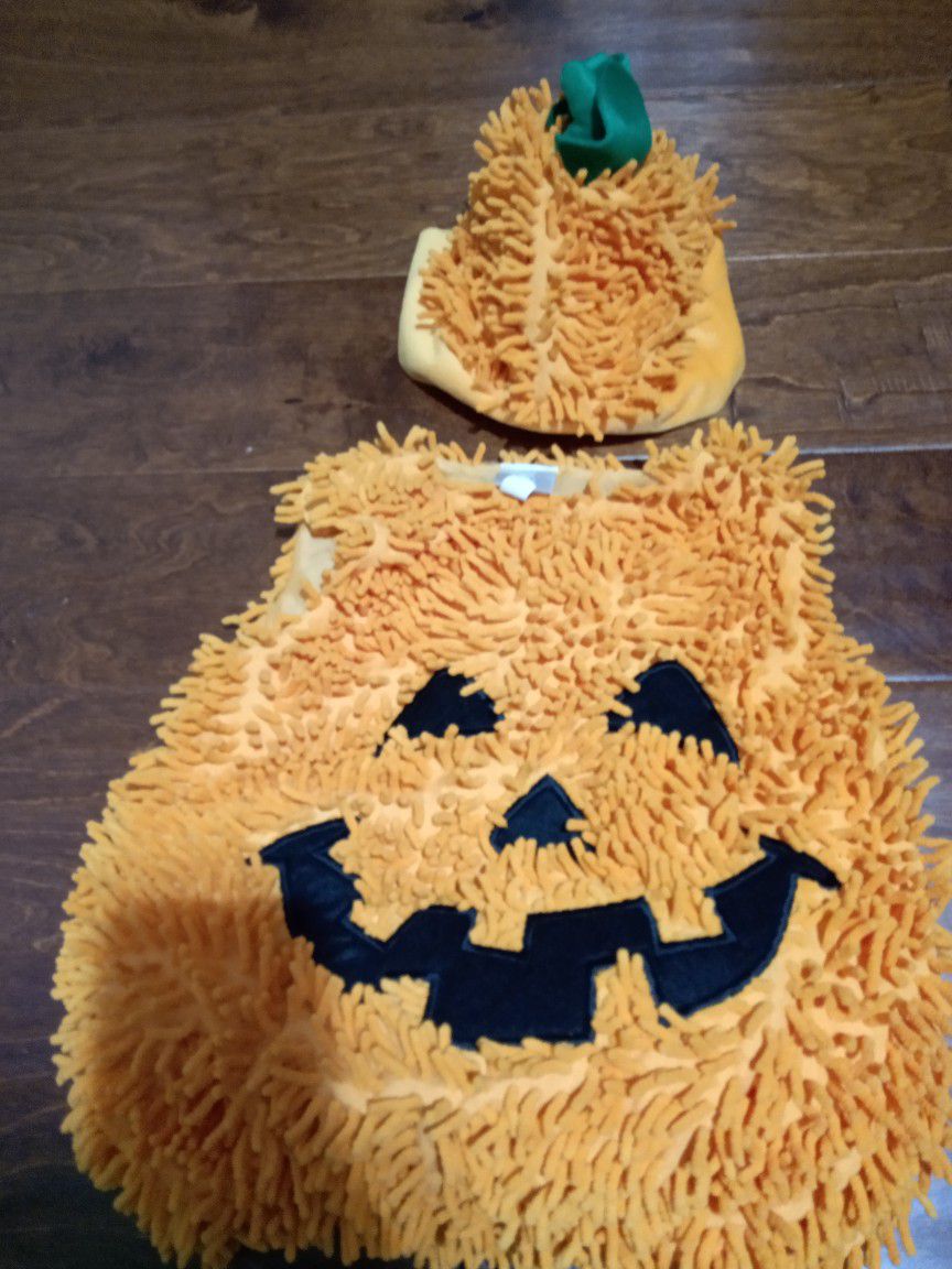 Cute Halloween Pumpkin Costume For 12month 