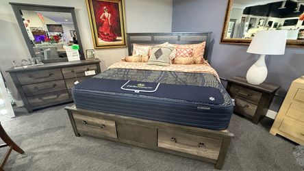 4 PC KING BEDROOM SET