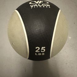 25lbs Valor fitness Weighted medicine ball 