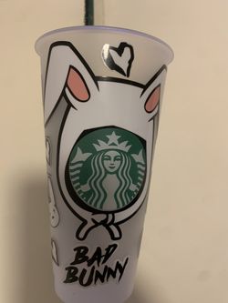 Bad Bunny Starbucks Cup
