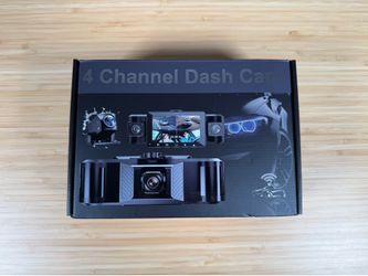 New 4 Channel Dash Cam
