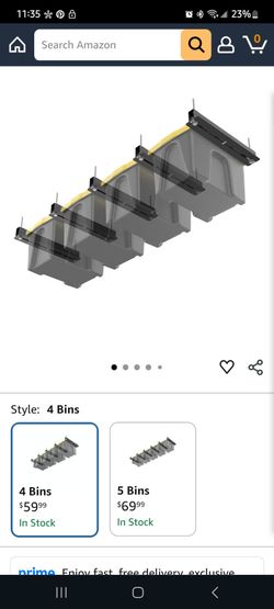 Garage Ceiling Bin Storage