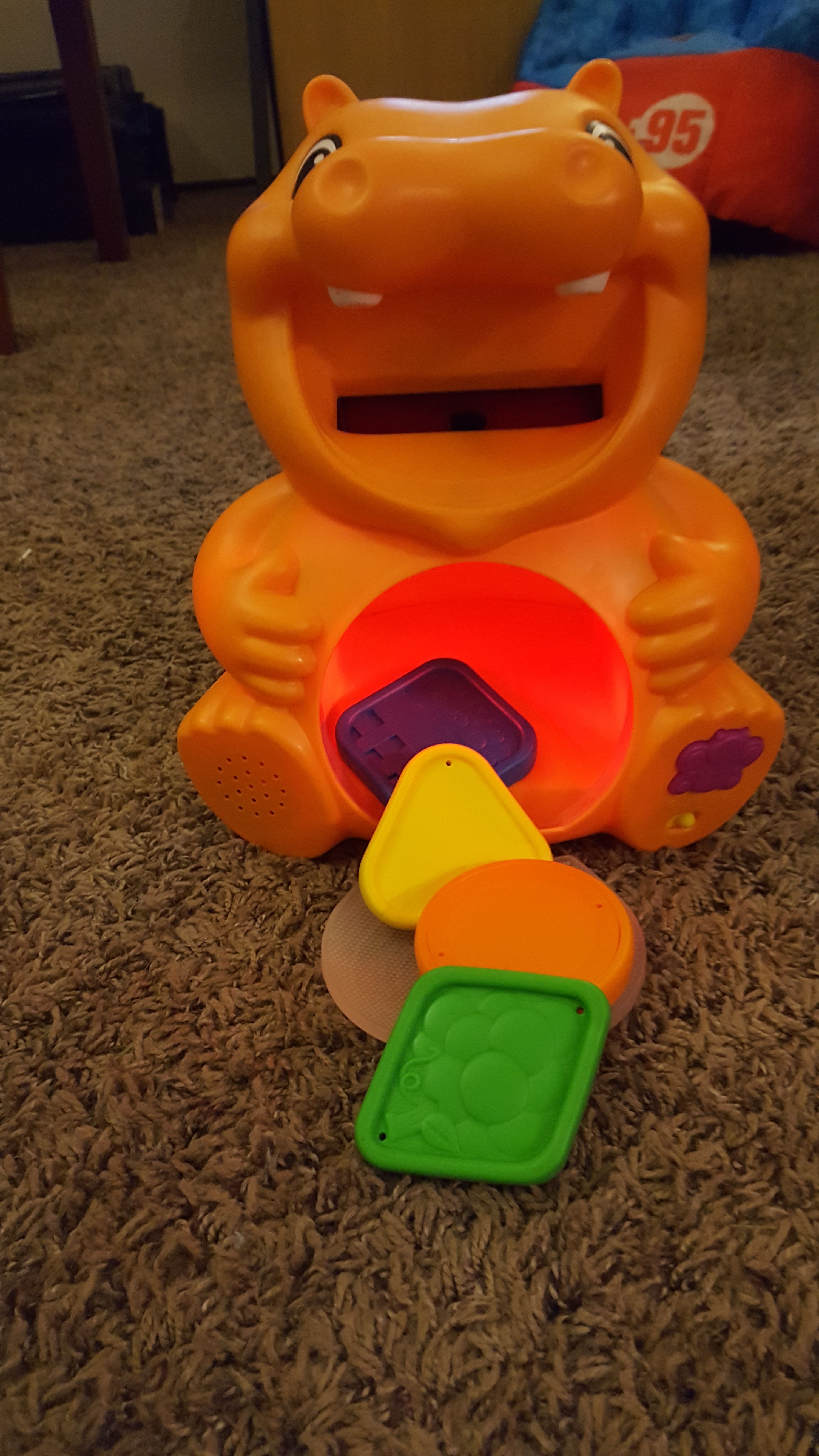 Playskool Learnimals Color Me Hungry Hippo Toy