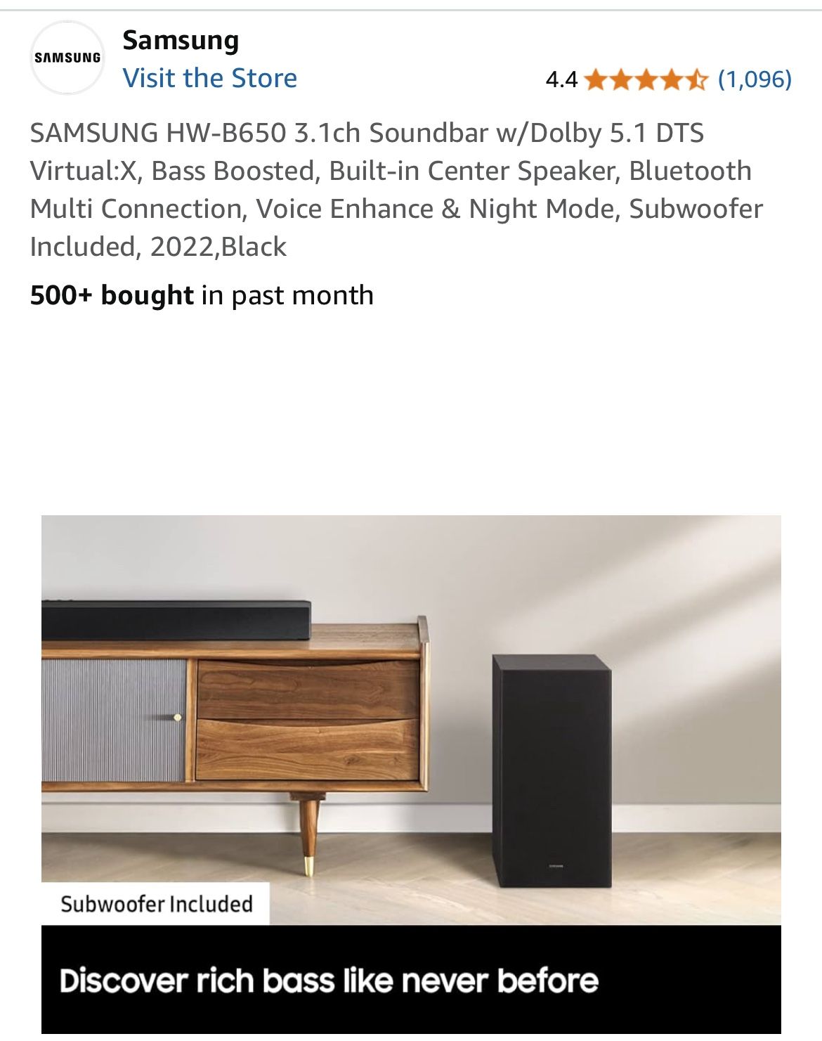 Samsung Subwoofer