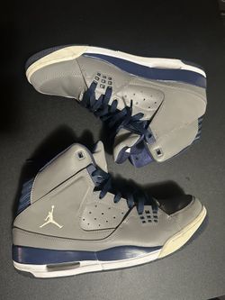 Nike Air Jordan SC-1 Dark Grey Dark Blue Men’s Basketball Shoes Size 13