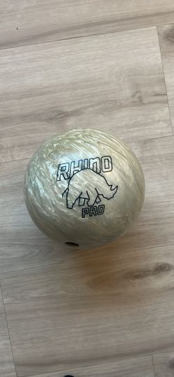 Rhino pro ball ivory 15LB 2hole drilled