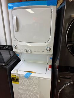 Ge washer and dryer electric stacked