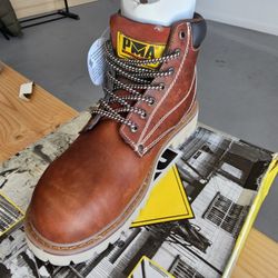 Botas DE Piel DE Mexico Comodas Para Trabajar Con Casqillo 