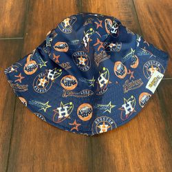Houston Astros Logos Bucket Hat 