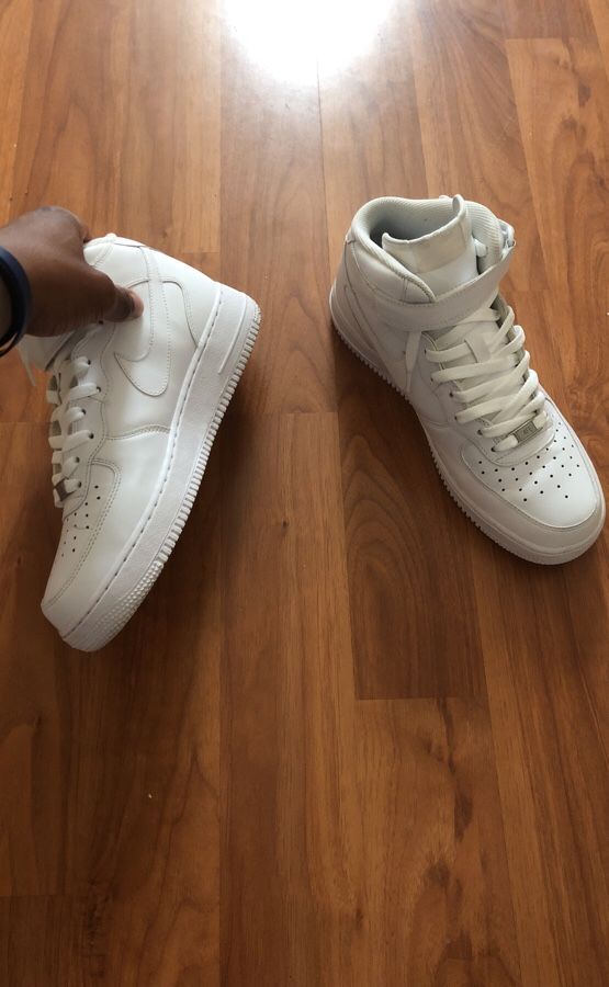 Nike Air Force ones “mid tops”