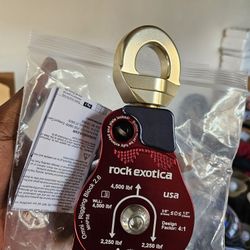 Rock Exotica 2.6 Inch Pulley , Material Handling  Block ,4,500 lbs