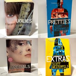 Scott Westerfeld Uglies Series Complete 4 Book Set Pretties Specials Extras