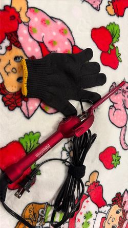 MB Hair Curling Wand with Heat Glove