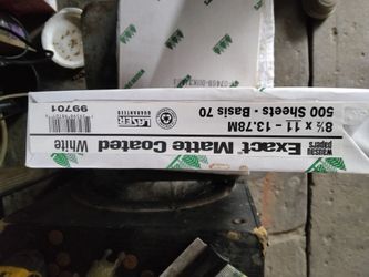 Wausau  white paper.  8 1/2 x  11      $30 ea