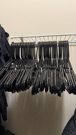 Black Plastic Hangers