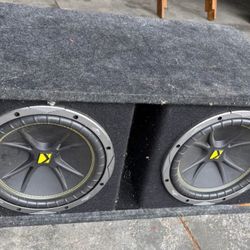 2 12"Kicker Comp Subs in ported box and Skar audio 800w mono amp