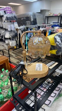 Candle Warmer Lamp with Glass Shade