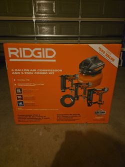 Rigid Air Compressor w/tools