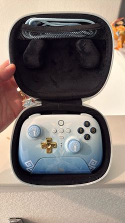 8Bitdo Ultimate 2.4G Wireless Controller for PC, Android, Steam Deck, and Apple - Chongyun Edition - Officially Licensed by Genshin Impact