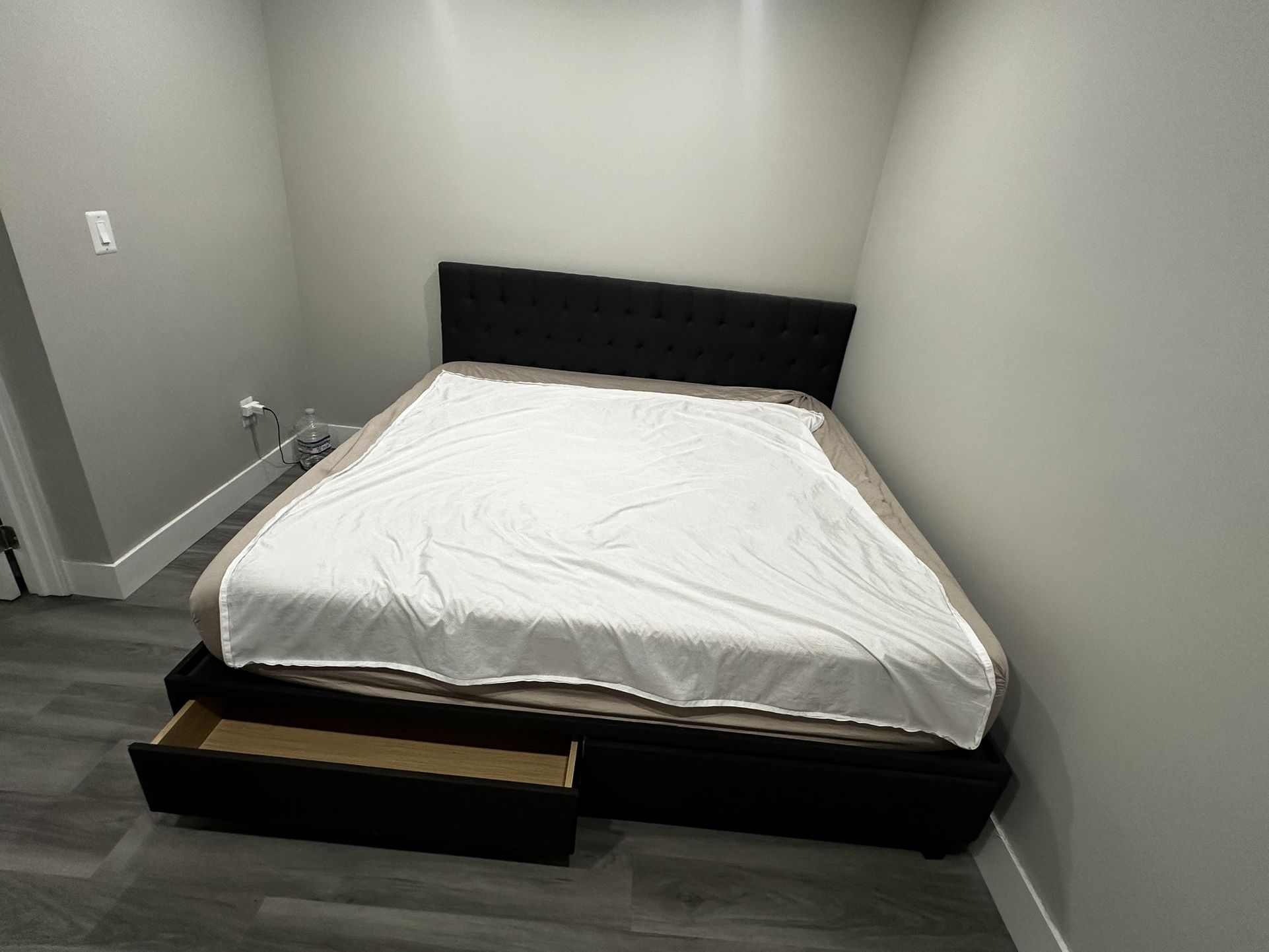 Bed and sofa