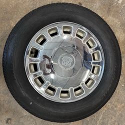 1(contact info removed) Cadillac Fleetwood / DeVille Chrome Wheel & Tire