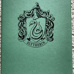 4.25”-wide, 6.5”-long, 1.5”-tall Harry Potter Slytherin Gift Box