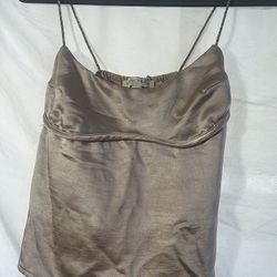 Satin Loose Tank 