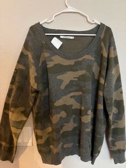 New Stitches & Stripes Camo Knit Sweater