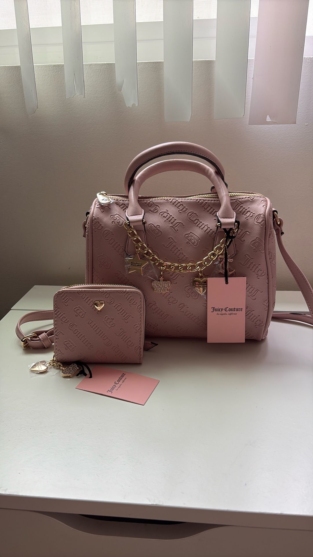 Juicy Satchel Bag With Matching Wallet