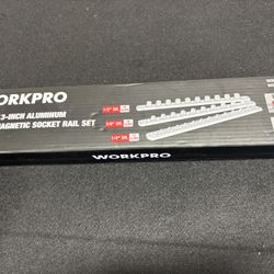WORKPRO 3-Piece Magnetic Socket Organizer Set