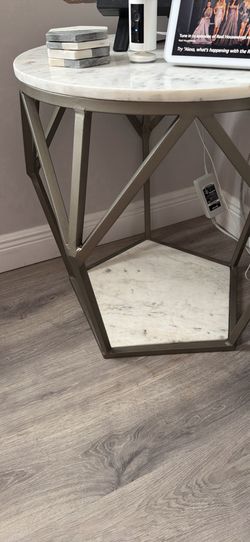 Marble side table