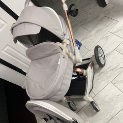 Hot Mom 2 In 1 Stroller 360 Degree Rotation