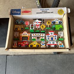 Mickey Mouse Deluxe Wood Playset