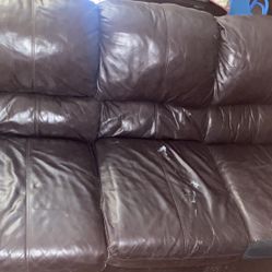 Leather Couch 