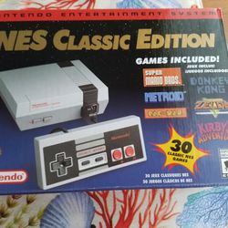 Brand New In Box Never Opened Nintendo Classic Edition. 