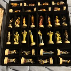 King Arthur Chess Set And Marble Board 