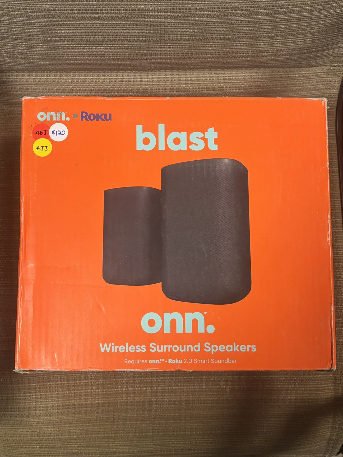 onn Roku Wireless Surround Speakers $120